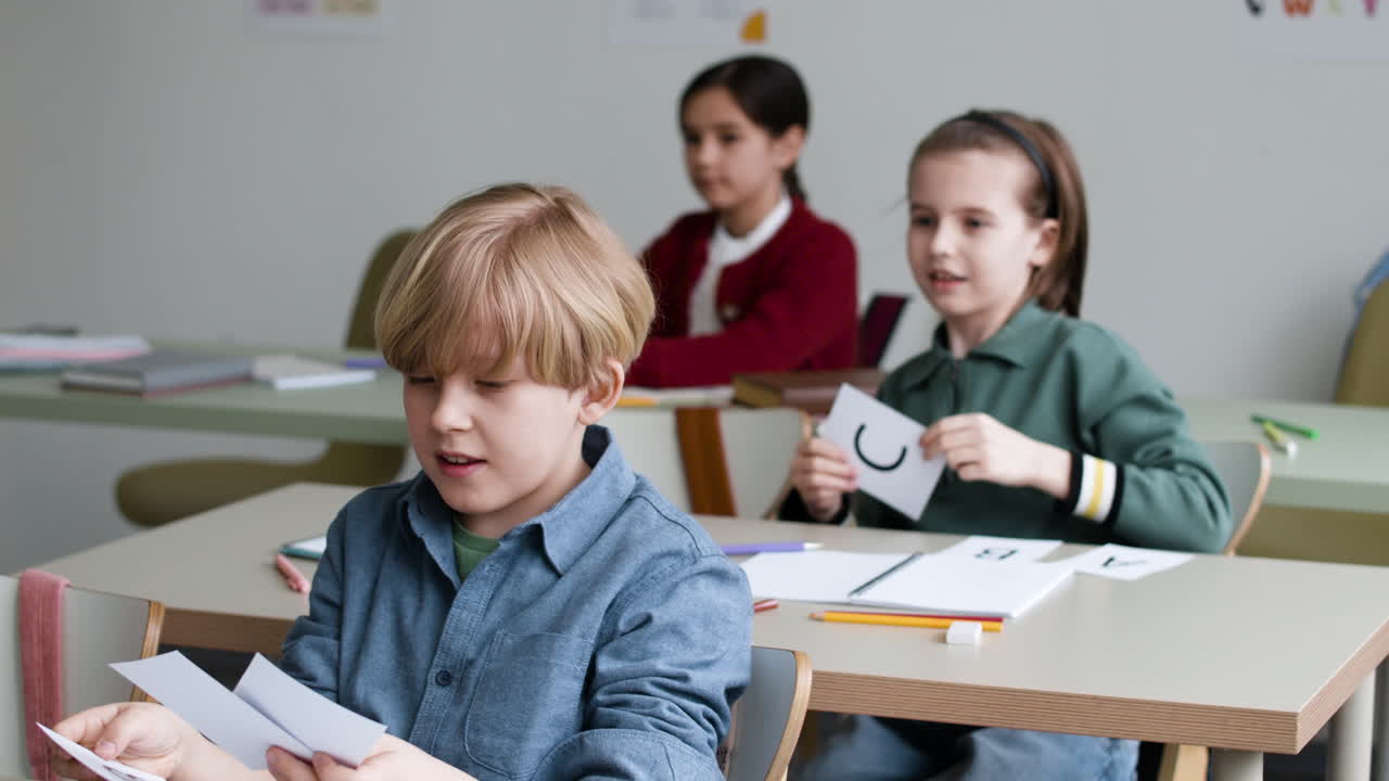 Children Participating in Class