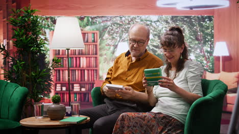 Senior-man-and-woman-reading-labels-on-medicine-pills-boxes