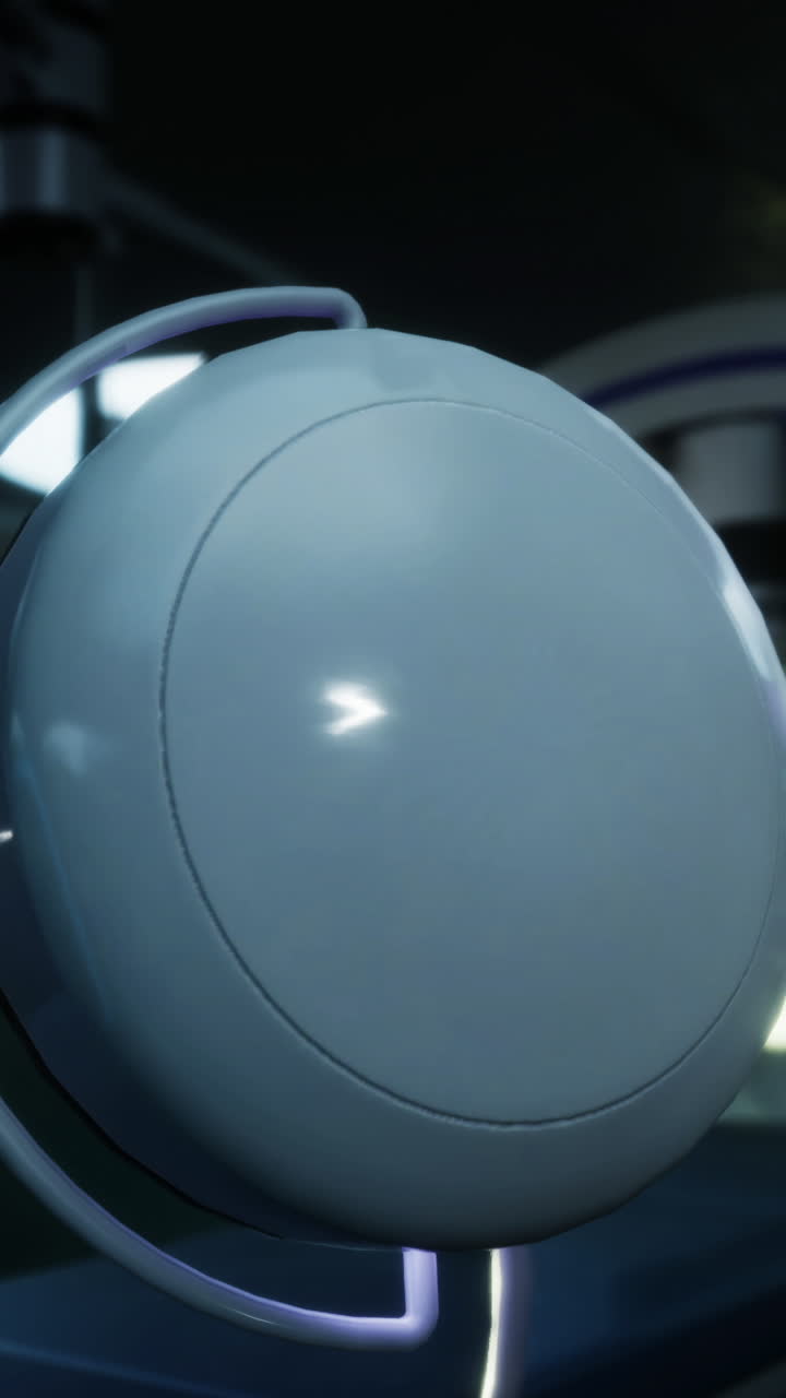 Futuristic medical facility with advanced technology and equipment in use