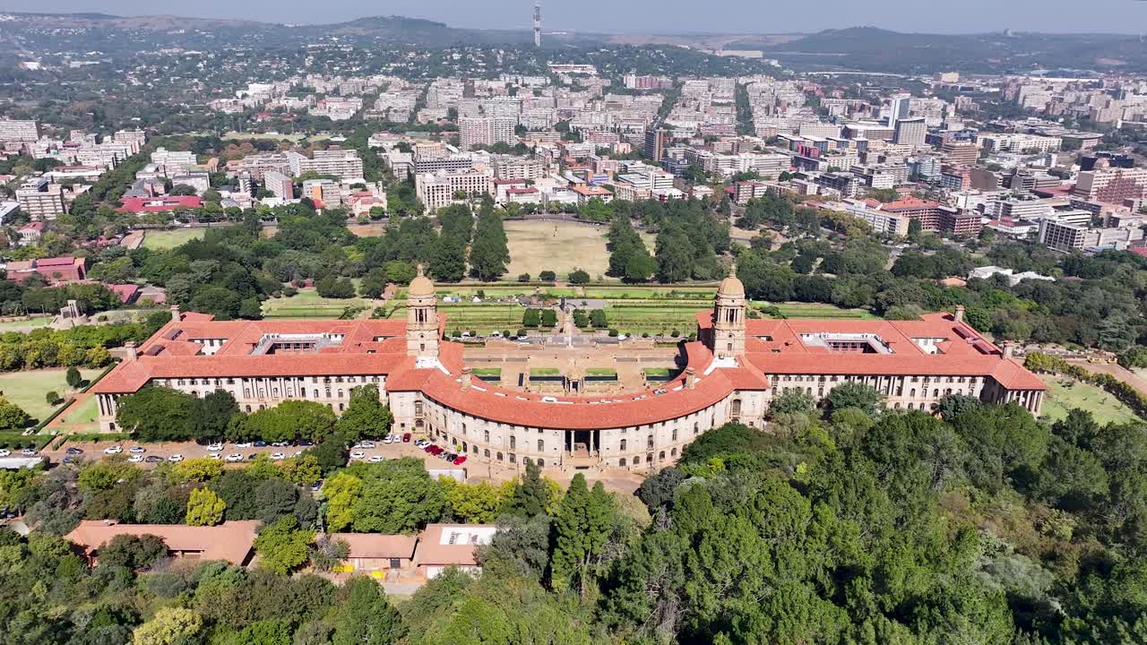 edificios de la unión en pretoria en gauteng, sudáfrica