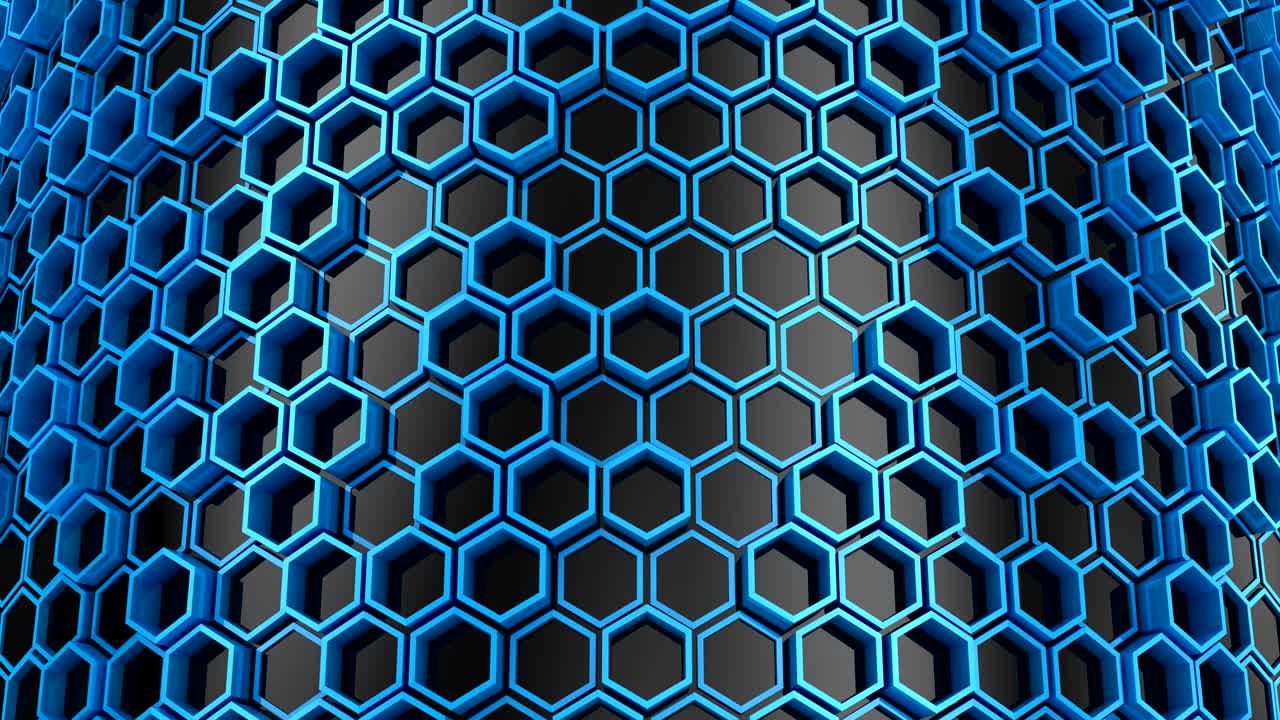 el fondo de los hexágonos