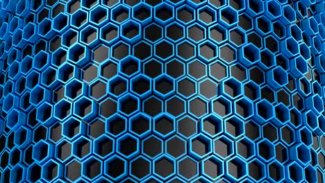 el fondo de los hexágonos
