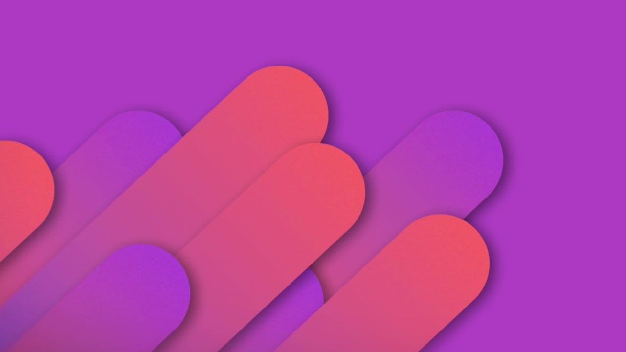 Animazione di strisce diagonali rosa e arancioni su sfondo rosa
