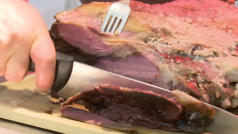 carving roast beef