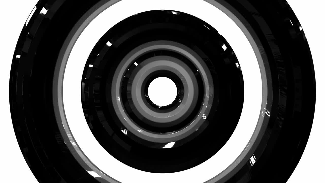 animación de vidrio negro líquido abstracto. imágenes de bucle sin costuras.