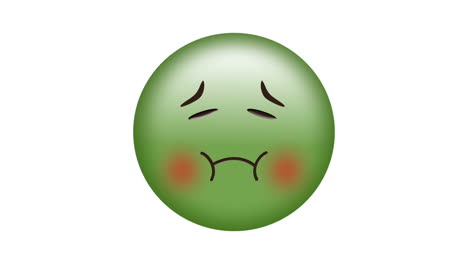 이모지 의 디지털 로 생성 된 비디오