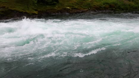 mountain river water with closeup
