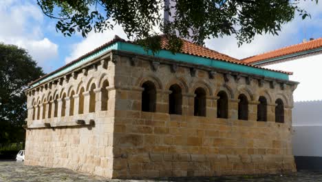 timeless domus municipalis building in braganza, portugal