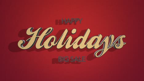 Felices-Fiestas-Retro-Y-Texto-De-Gran-Venta-En-Textura-Grunge-Roja