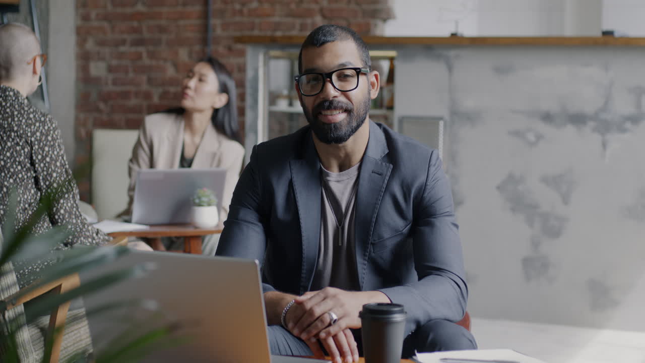 Businessman in a Coffee Shop