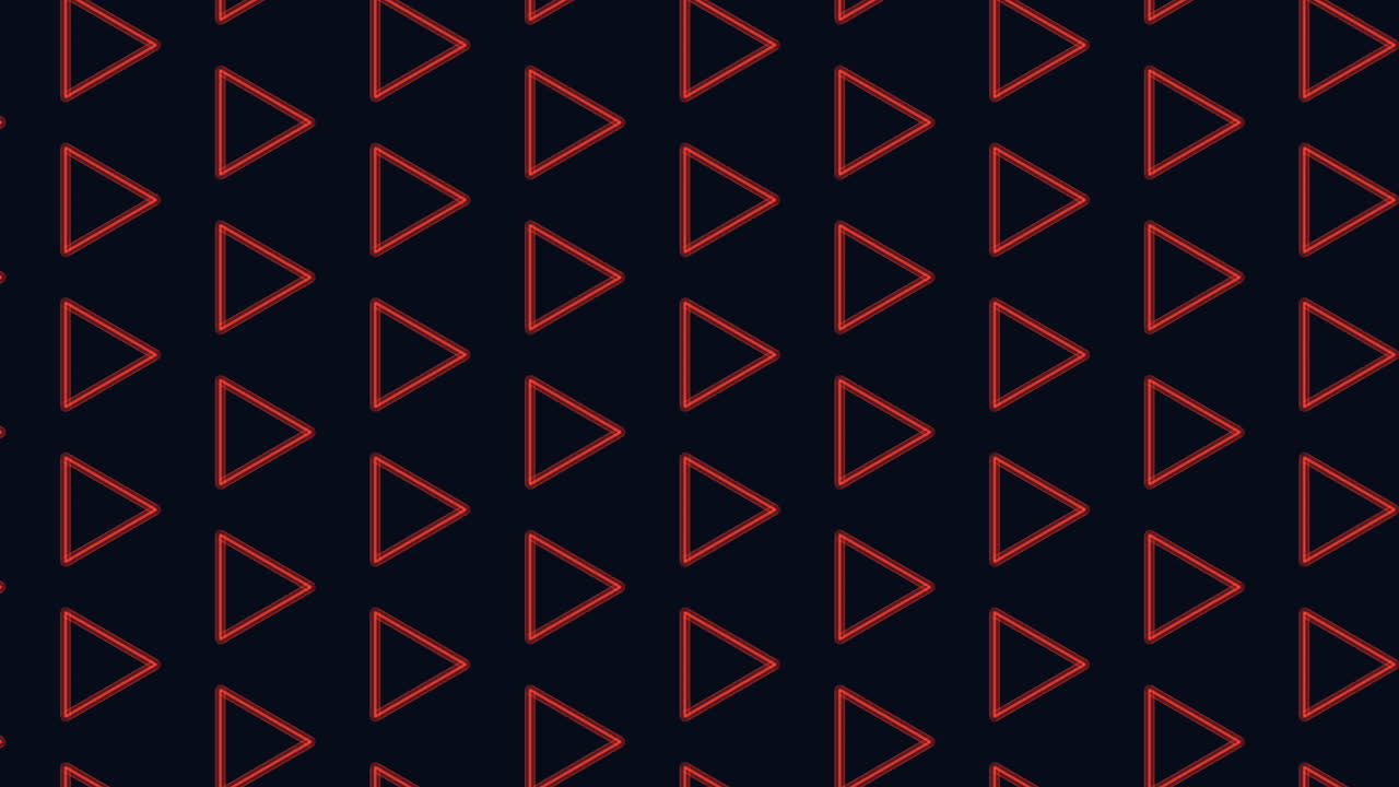 patrón de triángulo azul elegante y moderno sobre fondo negro