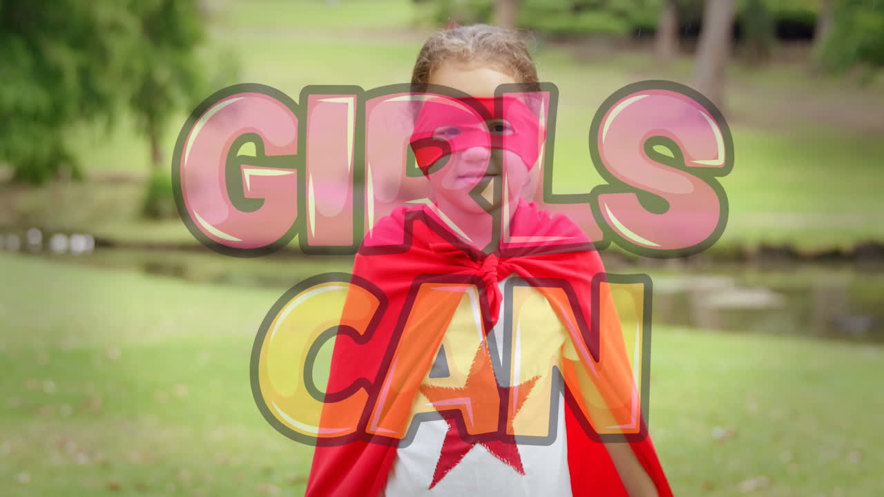 소녀들의 애니메이션은 슈퍼히어로 소녀를 통해 문자를 보낼 수 있습니다.