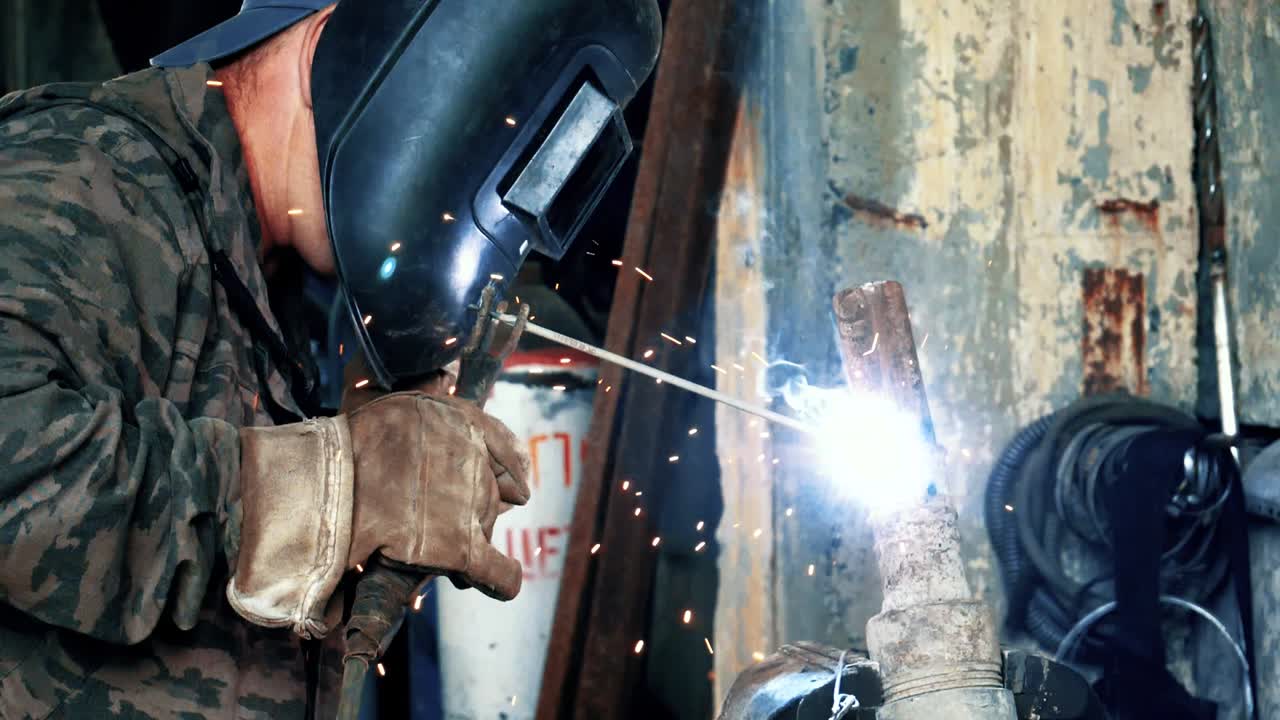 Welding in Progress