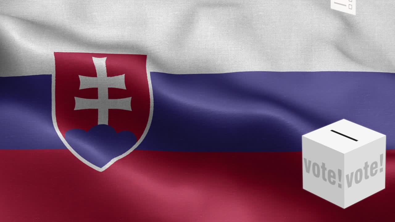 슬로바키아를 위한 투표용지 선택 - 발 앞의 투표용지 - 선거 - 투표 - 슬로바크의 발 - 슬로베키아 발 높은 세부 사항 - 국가 발 슬로바키는 파동 패턴 루프 가능한 요소
