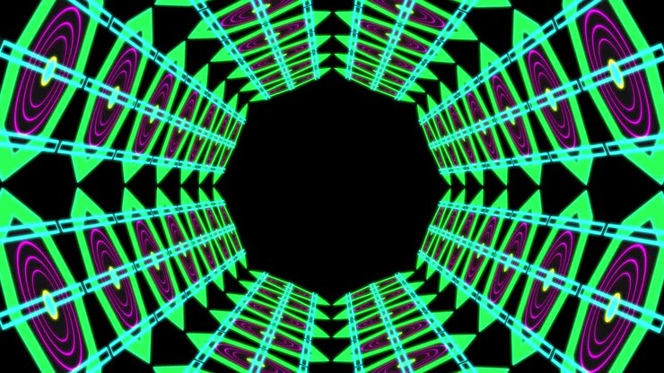Cyber tunnel progress animation motion graphics