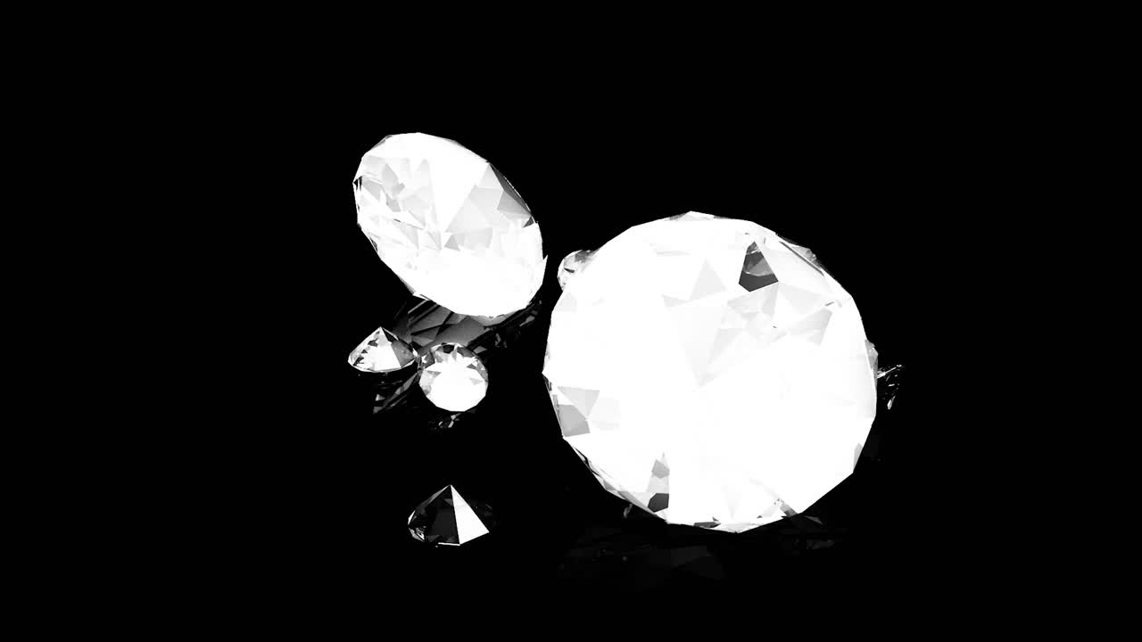 검은 배경에 다이아몬드