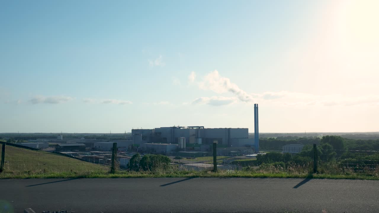 Industrial Factory Landscape View
