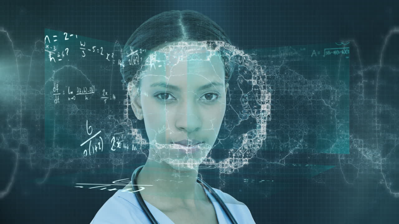 ecuaciones matemáticas sobre una doctora.