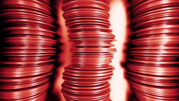 Stacked Red Circles