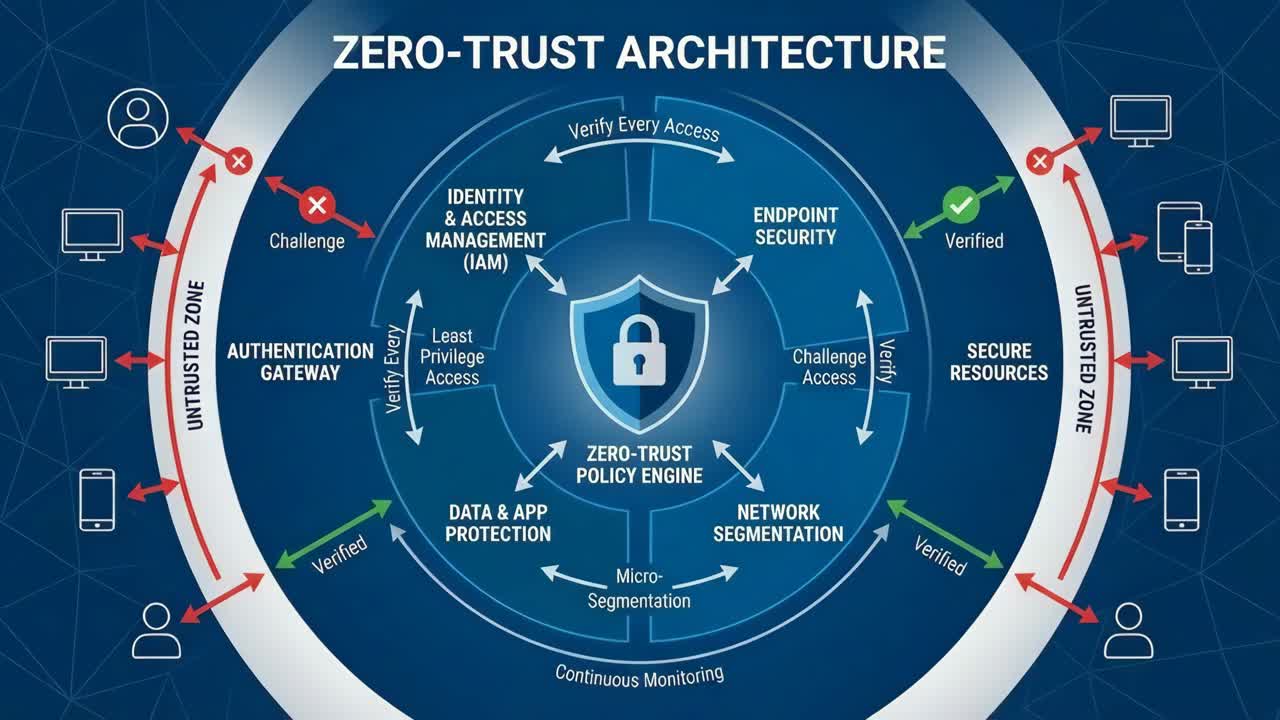 Zero-Trust Architecture Diagram