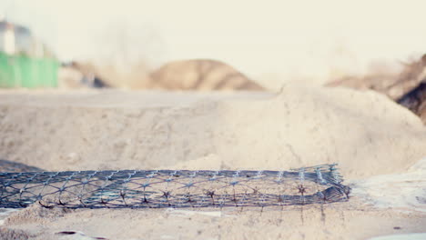 sand-fence-construction