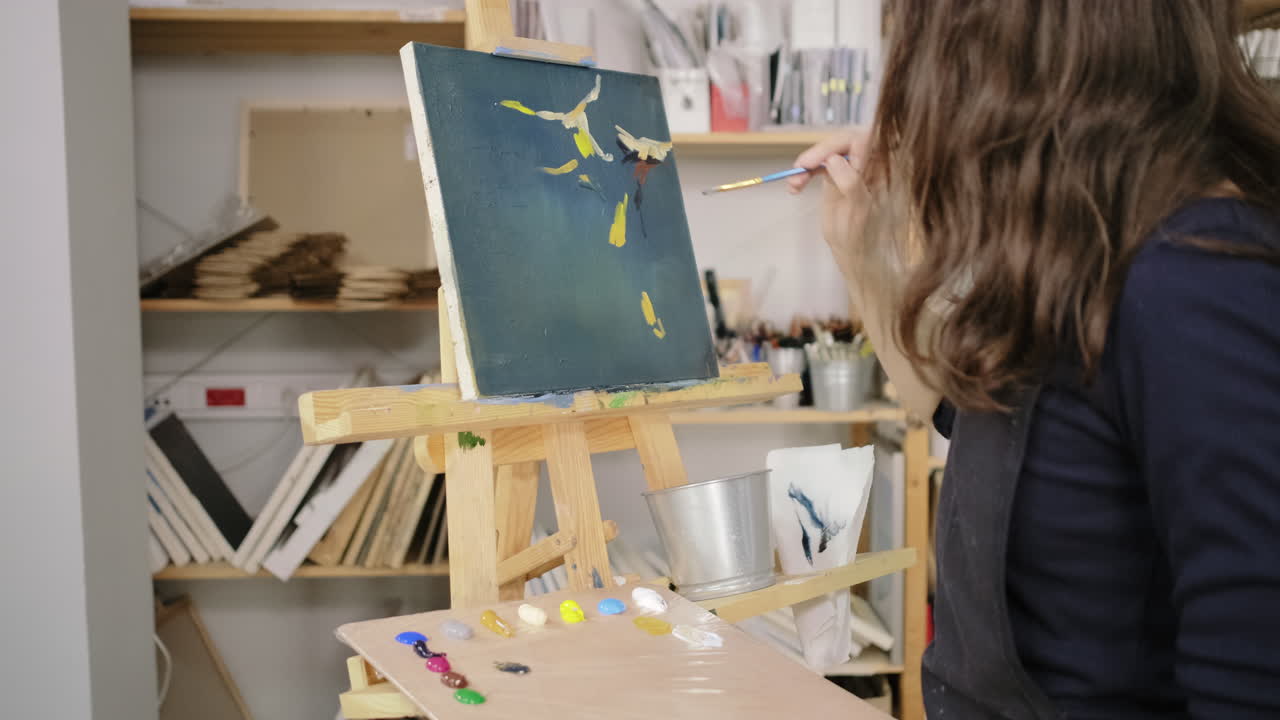 여성 그림 추상 예술