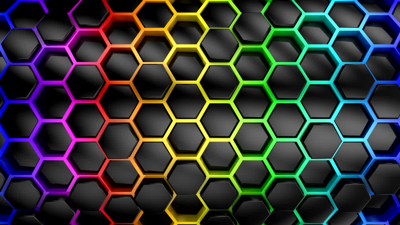 fondo de los hexágonos