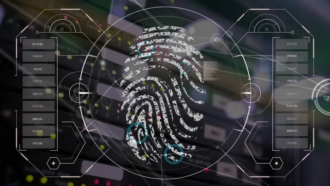 Animation of human brain and scope scanning over network of connections