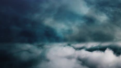 Tormenta-Que-Ocurre-En-El-Cielo-Con-Nubes-Cumulonimbus-Moviéndose