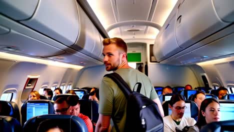 airplane passenger cabin