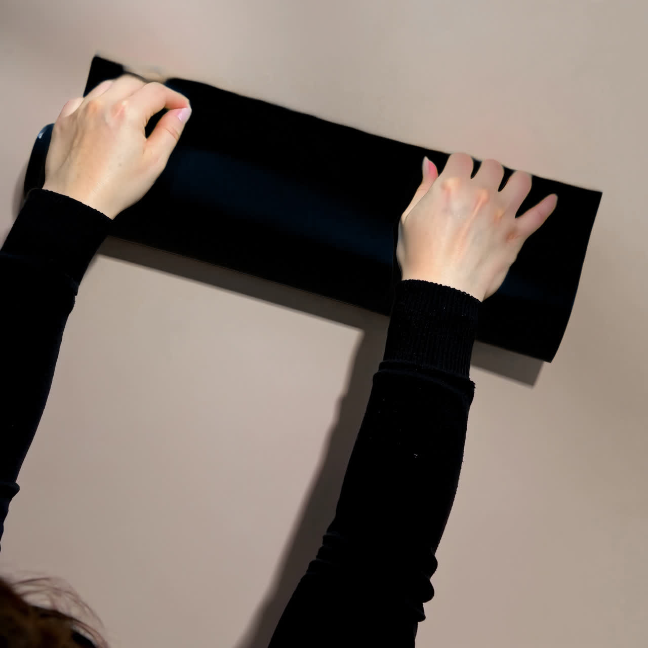 Creazione manuale di un mockup di poster, sovrapposizione animata, video 4K trasparente, canale alfa, ProRes 4444