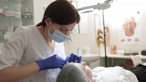 cosmetic facial treatment
