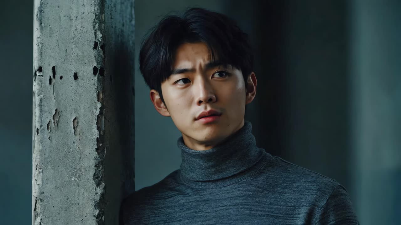 Asian man in turtleneck