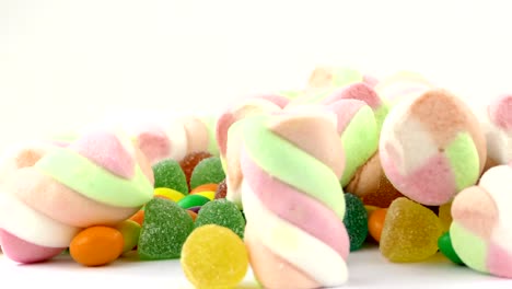 caramelo dulce gelatina y delicioso postre de azúcar