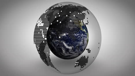 Rotating-Earth-animation-over-digital-world-map-sphere