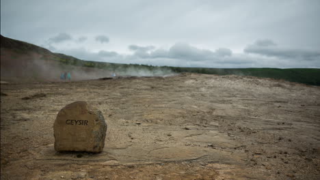 geyser area in iceland
