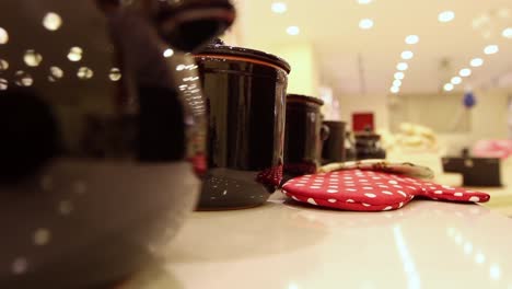 woman shopping in kitchenware store 1