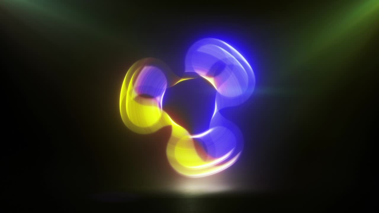 Ripple cryptocurrency logo in neon glow