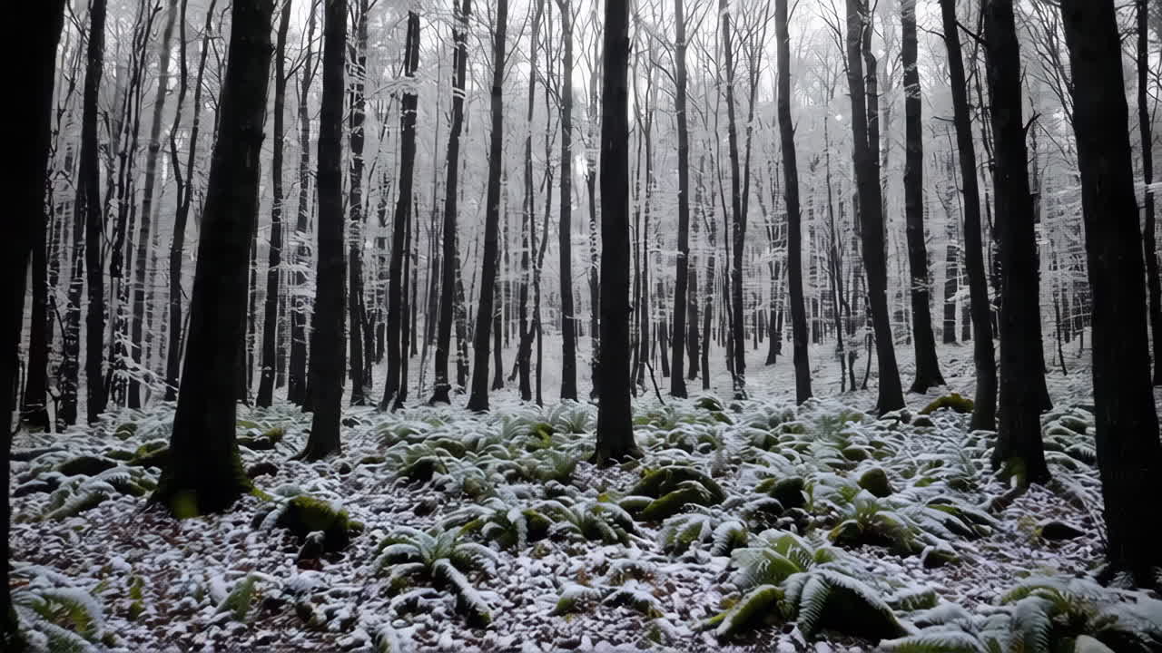 Autumn and Winter Forest Landscapes