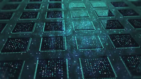 cpu circuit technology background. data signals flowing. data processing.