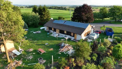 Abgewohntes-Haus-In-Den-USA-Nach-Hausbrand