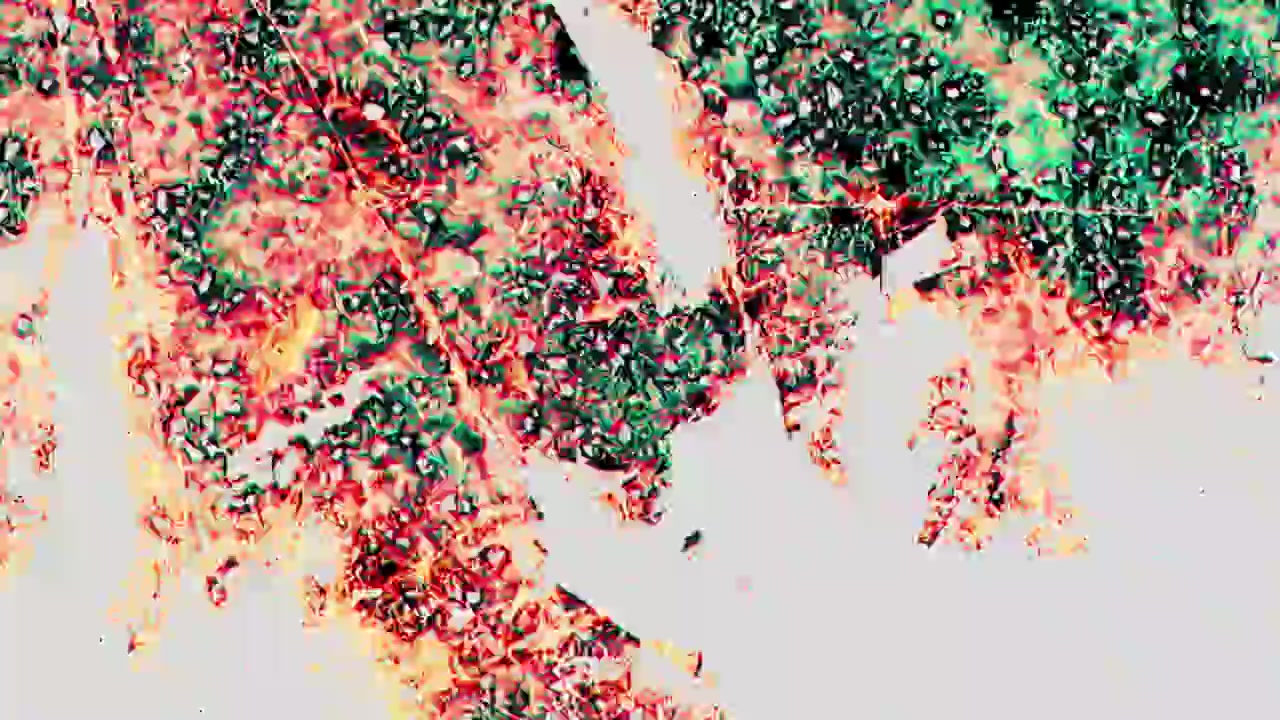 Texture glitch astratta con colori lampeggianti e rumore
