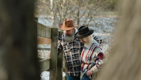 Country-people-talking-outdoors