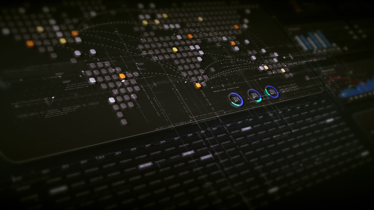 visuales de datos dinámicos para gráficos de información de negocios, gráficos animados e insights basados en datos para una maqueta de reunión de negocios. explore el mundo del comercio, las bolsas de valores y la criptografía