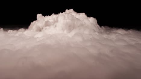 dry ice smoke clouds