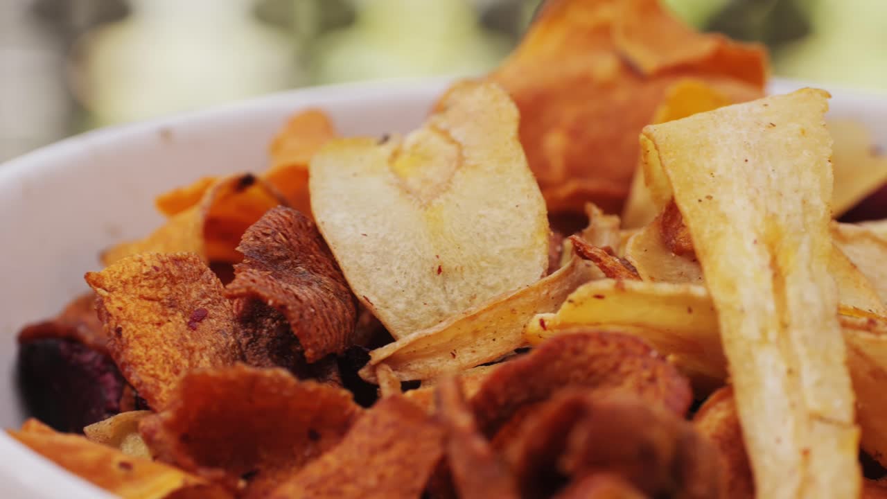 Assorted Dried Fruit and Vegetable Chips