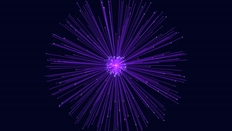 Vibrant purple explosion with dynamic lines