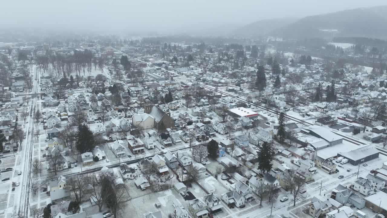 올린, 뉴욕 상공의 겨울 드론 비행