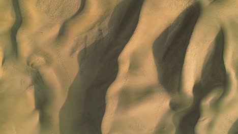 top view of thar desert sand - drone shot , rajasthan, india