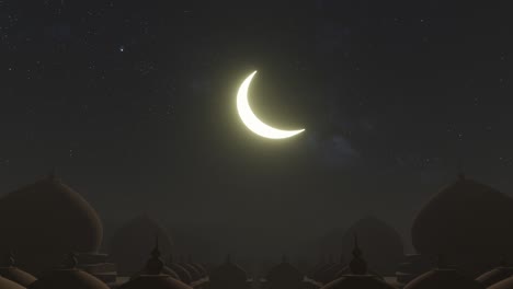 desert dune nighttime in the ramadan